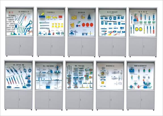 钳工工艺学陈列柜各柜