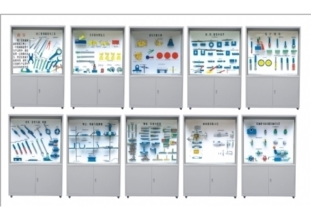 YL-617型《钳工工艺学》示教陈列柜