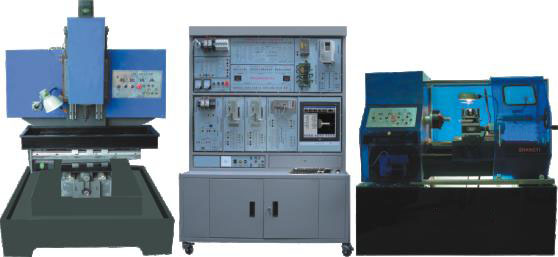 数控车铣床综合智能实训考核装置,实验设备