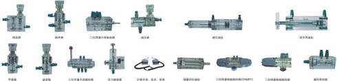 透明液压传动与PLC实训装置液压元件