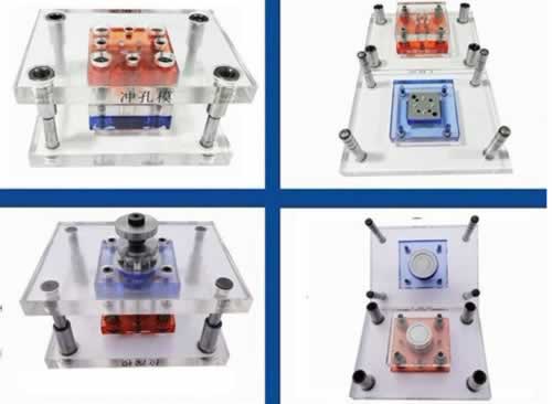 理论教学透明冷冲模具模型
