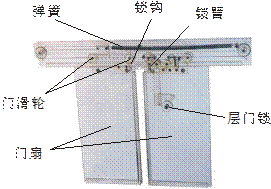 透明仿真教学电梯模型