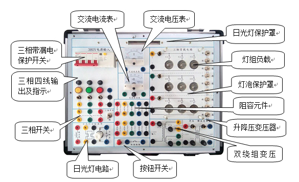 交流电路实验箱