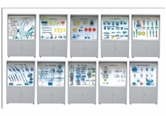 YL-617型《钳工工艺学》示教陈列柜